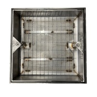 Люк под брусчатку из нержавеющей стали Проспект-ВН 500*500 съемный 